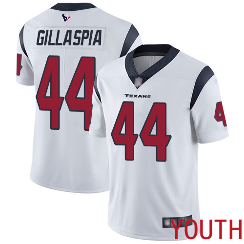 Houston Texans Limited White Youth Cullen Gillaspia Road Jersey NFL Football #44 Vapor Untouchable->houston texans->NFL Jersey